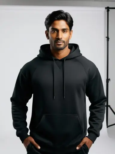 Oversized Hoodie with Hindi Print